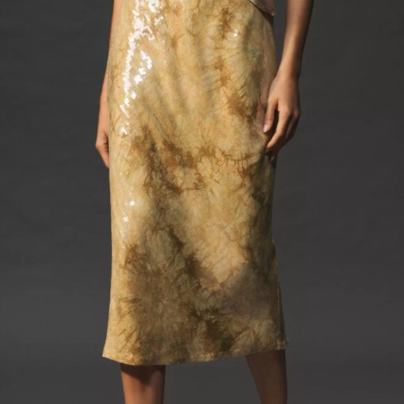 Anthropologie The Tilda Sequin Slip Skirt (NWT - SOLD OUT) - Picture 3 of 8